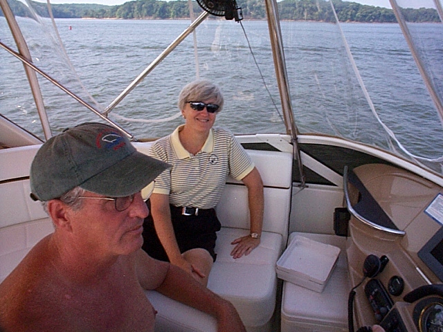 Cruising Lake Barkley with Martha